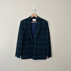 Vintage Pendleton plaid blazer coat jacket